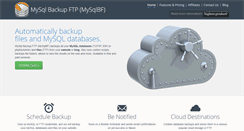 Desktop Screenshot of mysqlbackuponline.com